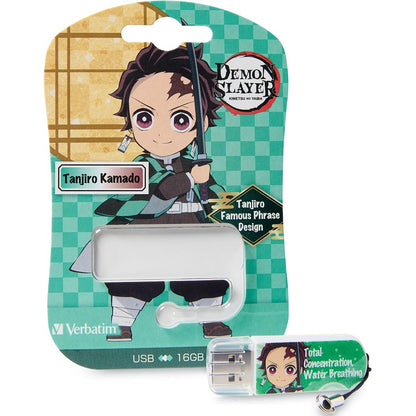 Verbatim 16GB Demon Slayer USB Flash Drive- Tanjiro 71254