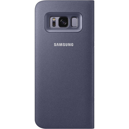 Samsung LED View Carrying Case (Flip) Samsung Galaxy S8 Smartphone - Violet EF-NG950PVEGCA