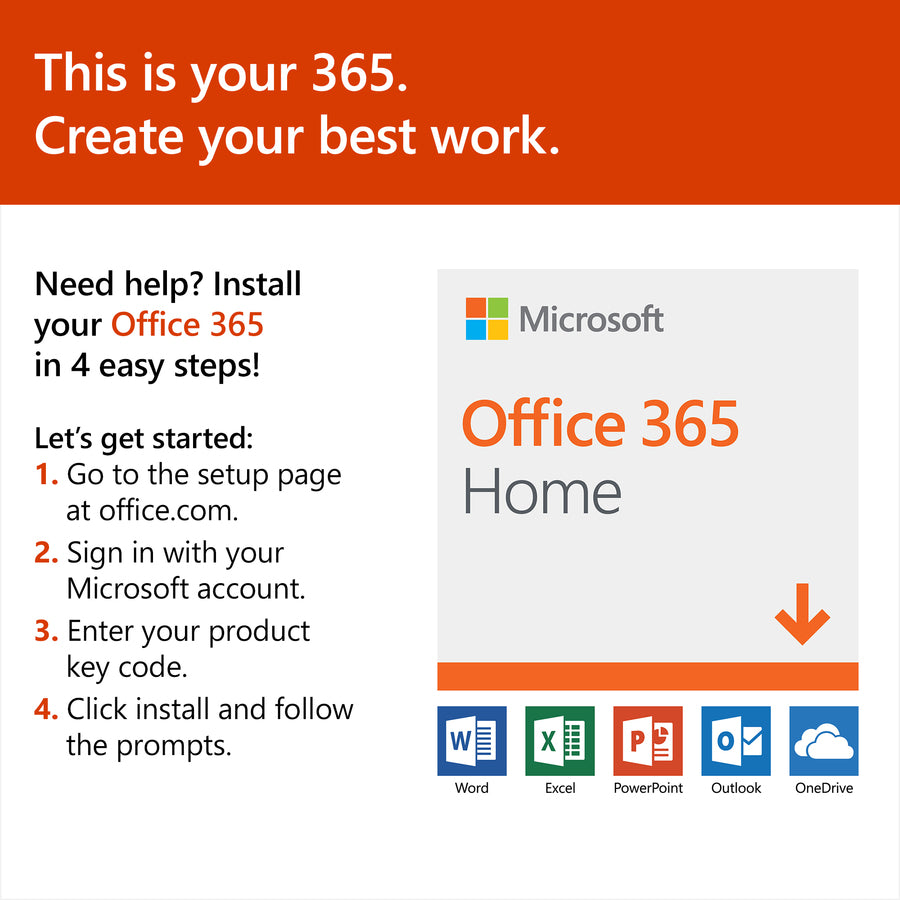 Microsoft 365 Family - Subscription License - Up to 6 People - 12 Month 6GQ-00091