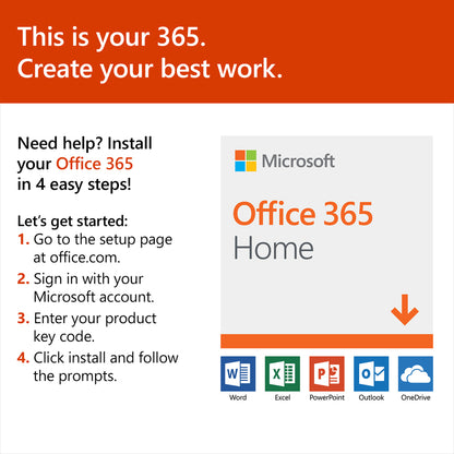 Microsoft 365 Family - Subscription License - Up to 6 People - 12 Month 6GQ-00091