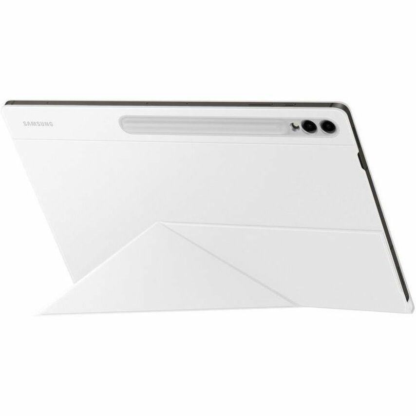 Samsung Book Cover Carrying Case (Book Fold) Samsung Galaxy Tab S9 Ultra Tablet - White EF-BX910PWEGCA