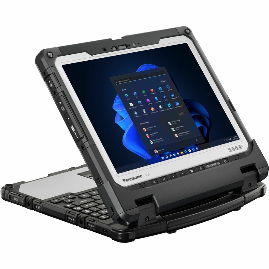 Ordinateur portable 2 en 1 détachable et robuste à écran tactile 12" Panasonic TOUGHBOOK CF-33 CF33REPTTKM - QHD - Intel Core i5 10e génération i5-10310U - Technologie vPro - 16 Go - SSD 512 Go CF33REPTTKM