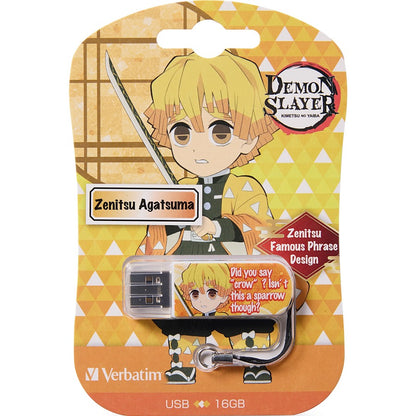 Verbatim 16GB Demon Slayer USB Flash Drive- Zenitsu 71257