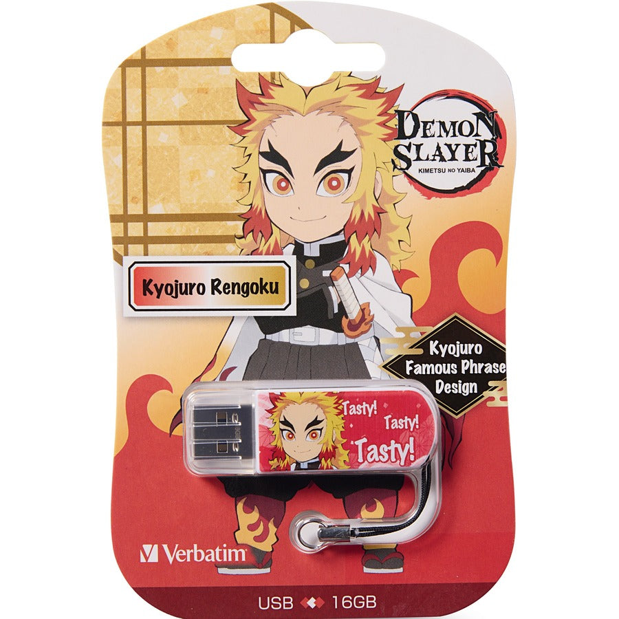 Verbatim 16GB Demon Slayer USB Flash Drive- Rengoku 71258