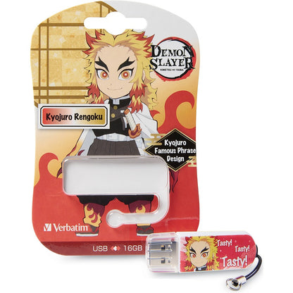 Verbatim 16GB Demon Slayer USB Flash Drive- Rengoku 71258