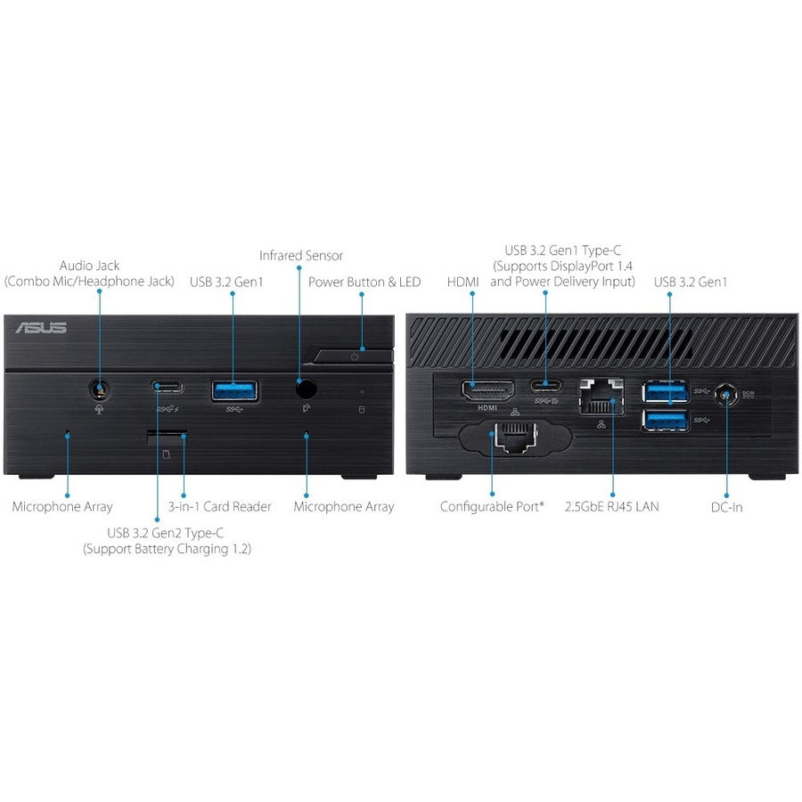 Système Barebone Asus PN41-BBF4000AFD - Mini PC - Intel Celeron N4500 1,10 GHz 90MR00IA-M002A0