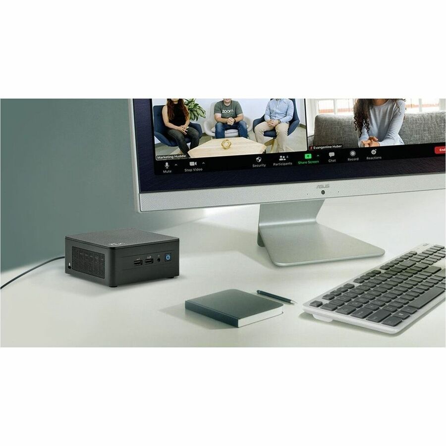 Ordinateur de bureau Asus NUC 13 Pro NUC13VYKi7 - Intel Core i7 13e génération i7-1360P - Technologie vPro - 16 Go - SSD 512 Go - Mini PC 90AB3VYK-MR8910