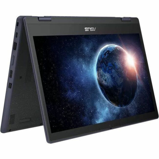 Asus BR1402F BR1402FGA-EN21T-CA 14" Touchscreen Rugged Convertible 2 in 1 Notebook - Full HD - Intel N-Series N200 - 8 GB - Mineral Gray BR1402FGA-EN21T-CA