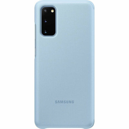 Samsung Smart Clear View Carrying Case Samsung Galaxy S20 5G Smartphone - Blue EF-ZG980CLEGCA