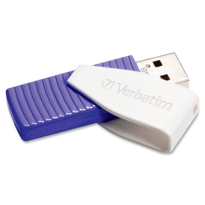 Verbatim 64GB Swivel USB Flash Drive - Violet 49816