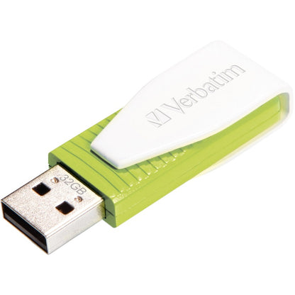 Verbatim 32GB Swivel USB Flash Drive - Eucalyptus Green 49815