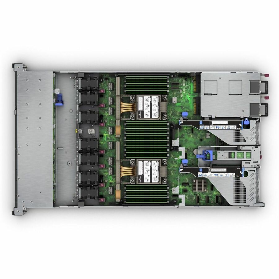 HPE ProLiant DL360 Gen11 1U Rack Server - 1 x Intel Xeon Silver 4510 2.40 GHz - 64 GB RAM - 960 GB SSD - (2 x 480GB) SSD Configuration - Serial ATA/600, 12Gb/s SAS Controller P71686-005