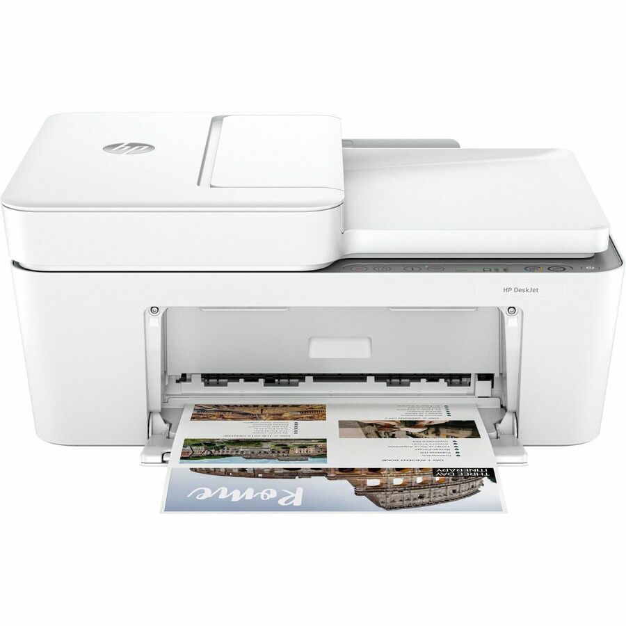 HP Deskjet 4255e Wired & Wireless Inkjet Multifunction Printer - Color - White 588S6A#B1H