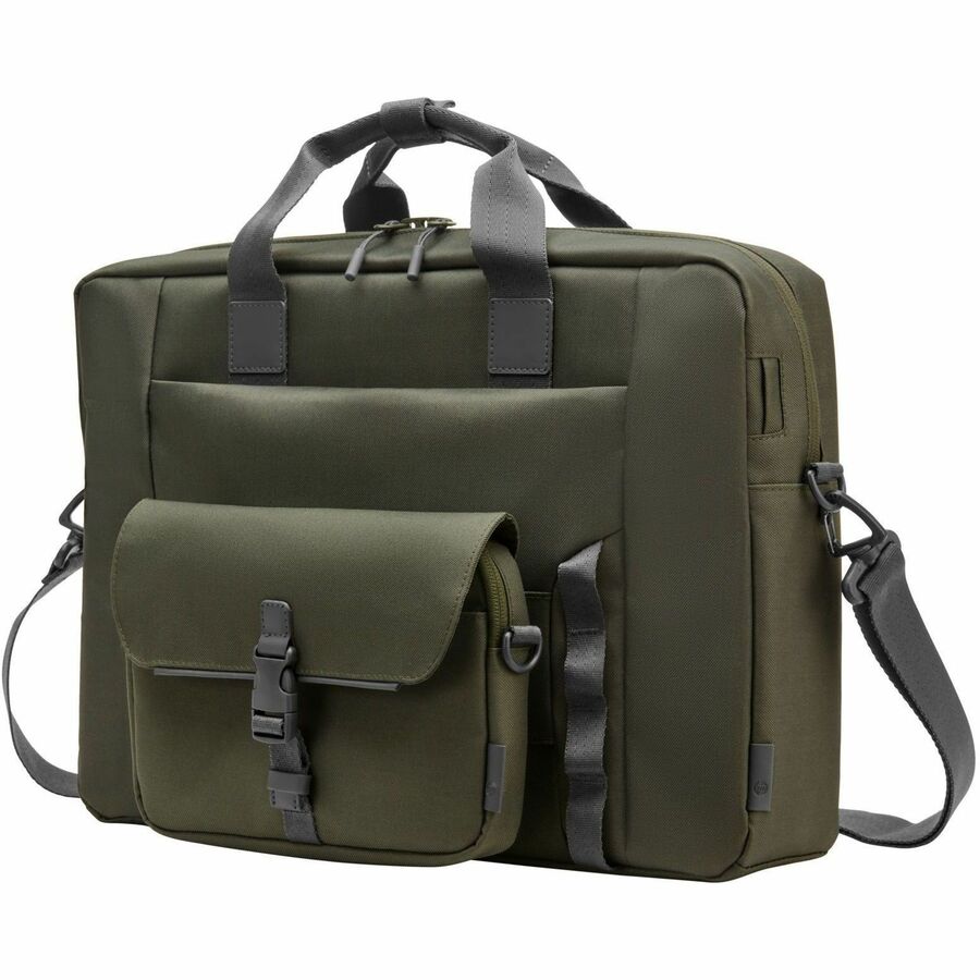 HP Carrying Case (Messenger) for 15.6" Notebook - Gray, Green 9J497AA