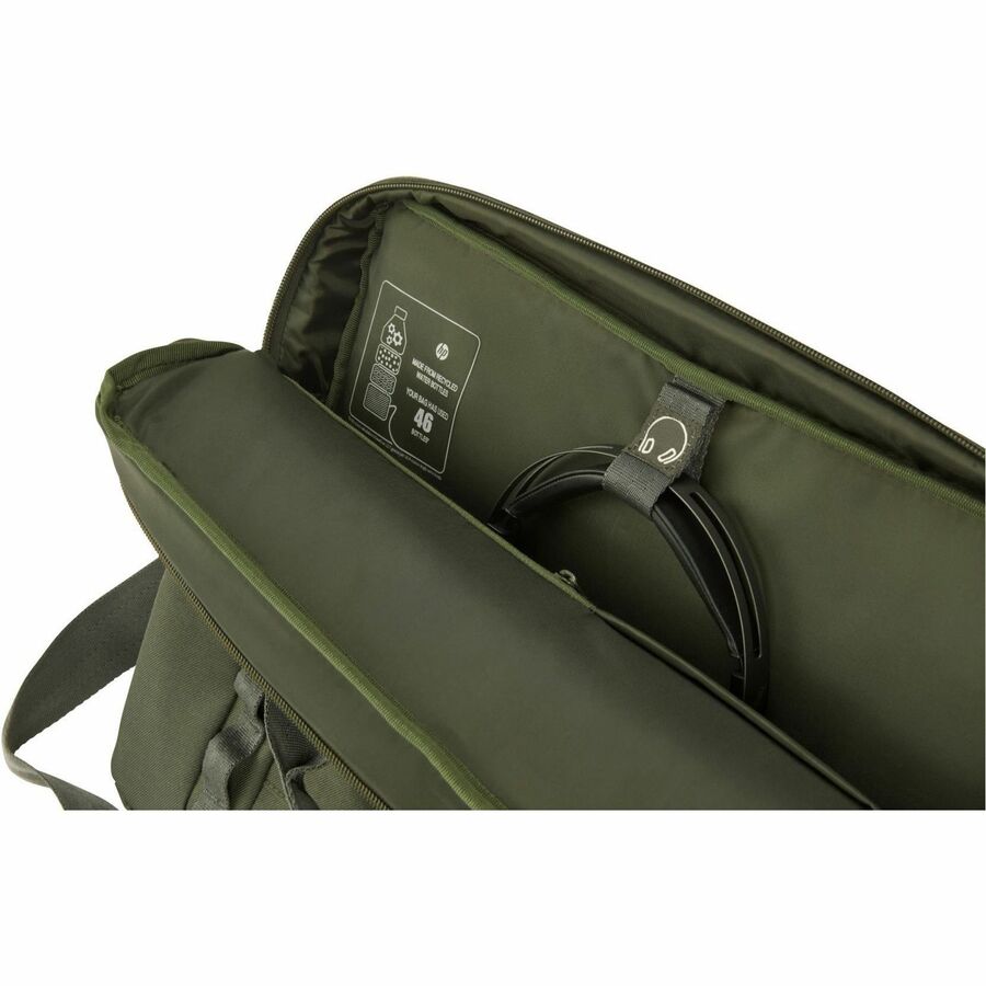 HP Carrying Case (Messenger) for 15.6" Notebook - Gray, Green 9J497AA