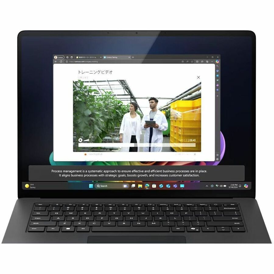 Microsoft Surface Laptop 7 15" Touchscreen Copilot+ PC Notebook - Qualcomm Snapdragon X Elite - 32 GB - 1 TB SSD - French, English Keyboard - Black ZHR-00002