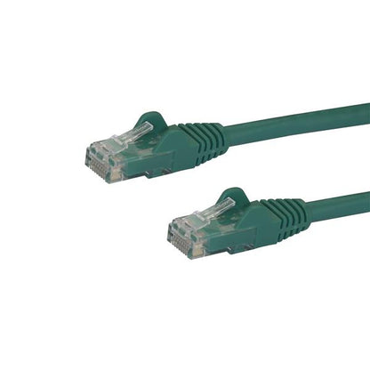 StarTech.com 1ft CAT6 Ethernet Cable - Green Snagless Gigabit - 100W PoE UTP 650MHz Category 6 Patch Cord UL Certified Wiring/TIA N6PATCH1GN