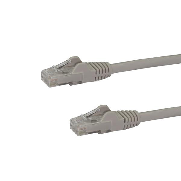 StarTech.com 6ft CAT6 Ethernet Cable - Gray Snagless Gigabit - 100W PoE UTP 650MHz Category 6 Patch Cord UL Certified Wiring/TIA N6PATCH6GR