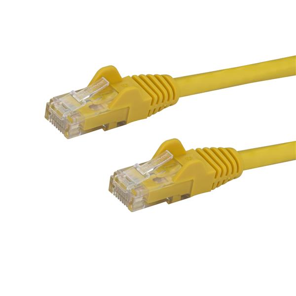 StarTech.com 6ft CAT6 Ethernet Cable - Yellow Snagless Gigabit - 100W PoE UTP 650MHz Category 6 Patch Cord UL Certified Wiring/TIA N6PATCH6YL