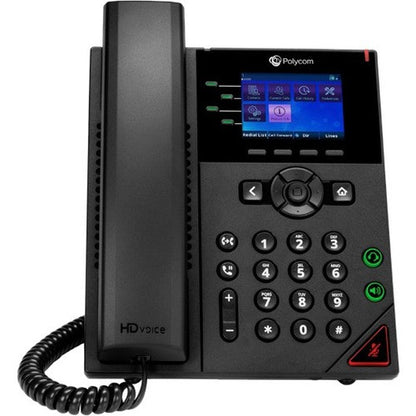 Poly 250 IP Phone - Corded - Corded - Wall Mountable, Desktop 2200-48822-001