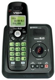 VTECH Cordless Answering System with Caller ID/Call Waiting Black