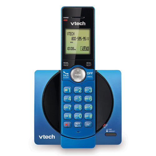 VTECH Cordless Phone with Caller ID/Call Waiting Blue