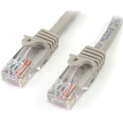 StarTech.com 20 ft Gray Snagless Cat5e UTP Patch Cable 45PATCH20GR