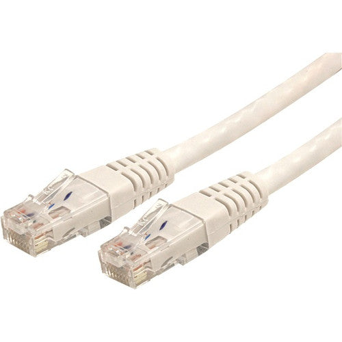 StarTech.com 5ft CAT6 Ethernet Cable - White Molded Gigabit - 100W PoE UTP 650MHz - Category 6 Patch Cord UL Certified Wiring/TIA C6PATCH5WH