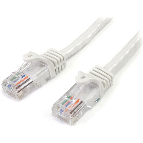 StarTech.com 25 ft White Snagless Cat5e UTP Patch Cable 45PATCH25WH