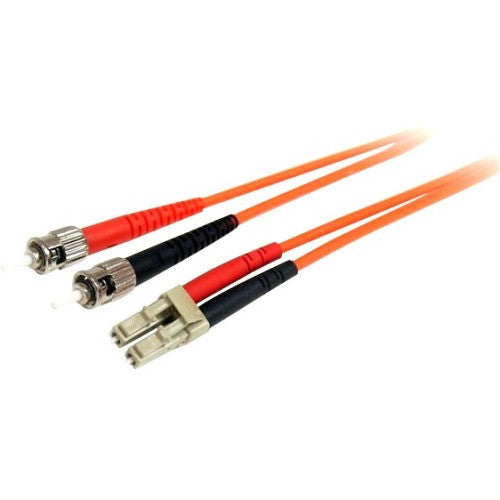 StarTech.com 10m Fiber Optic Cable - Multimode Duplex 62.5/125 - LSZH - LC/ST - OM1 - LC to ST Fiber Patch Cable FIBLCST10