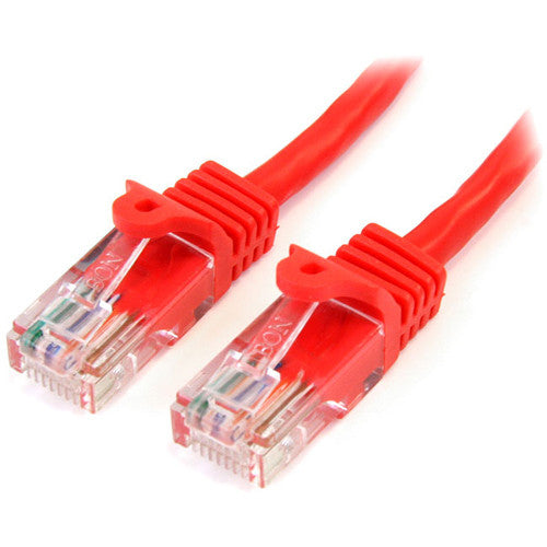 StarTech.com 6 ft Red Cat5e Snagless UTP Patch Cable 45PATCH6RD