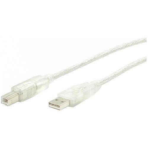 StarTech.com 6 ft Clear A to B USB 2.0 Cable - M/M USBFAB6T