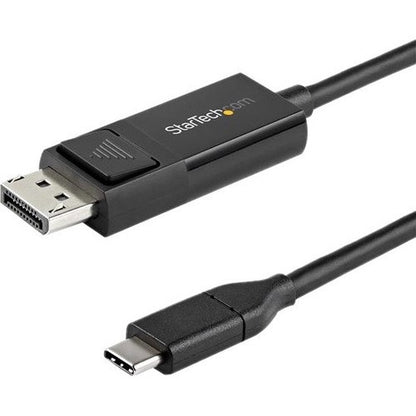 StarTech.com 6ft (2m) USB C to DisplayPort 1.2 Cable 4K 60Hz - Reversible DP to USB-C / USB-C to DP Video Adapter Monitor Cable HBR2/HDR CDP2DP2MBD