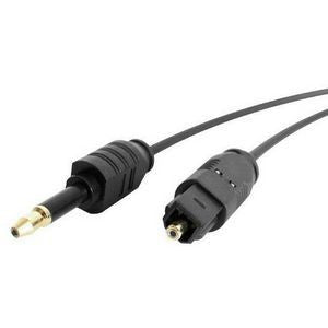 StarTech.com 10 ft Toslink to Miniplug Digital Audio Cable THINTOSMIN10