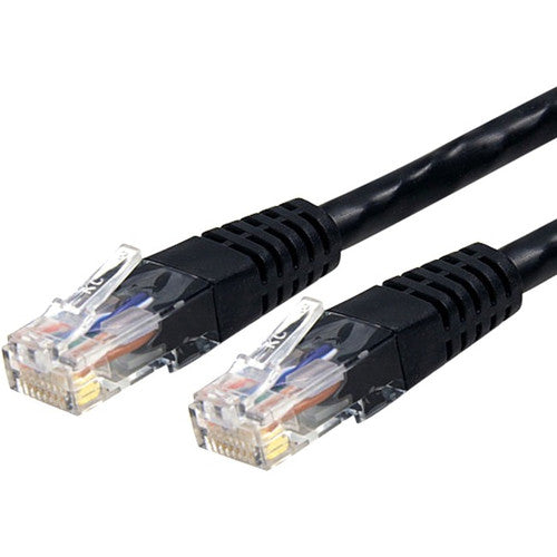 StarTech.com 7ft CAT6 Ethernet Cable - Black Molded Gigabit - 100W PoE UTP 650MHz - Category 6 Patch Cord UL Certified Wiring/TIA C6PATCH7BK