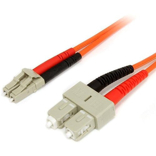 StarTech.com 7m Fiber Optic Cable - Multimode Duplex 62.5/125 - LSZH - LC/SC - OM1 - LC to SC Fiber Patch Cable FIBLCSC7