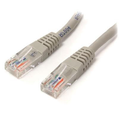 StarTech.com 15 ft Gray Molded Cat5e UTP Patch Cable M45PATCH15GR