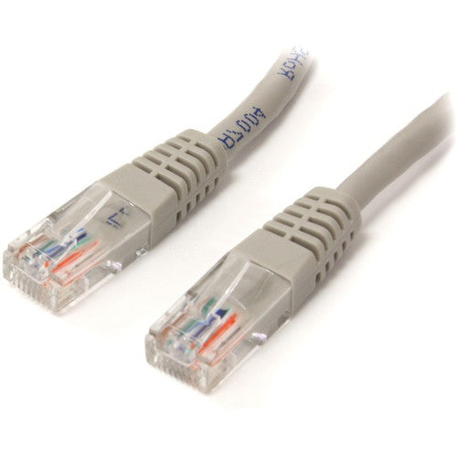 StarTech.com 10ft Gray Molded Cat5e UTP Patch Cable M45PATCH10GR