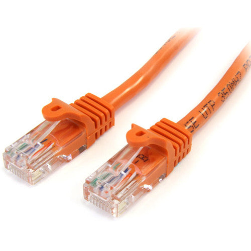 StarTech.com 15 ft Orange Snagless Cat5e UTP Patch Cable 45PATCH15OR