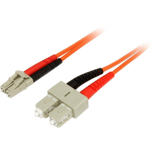 StarTech.com 5m Fiber Optic Cable - Multimode Duplex 62.5/125 - LSZH - LC/SC - OM1 - LC to SC Fiber Patch Cable FIBLCSC5