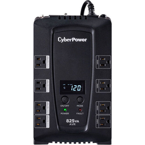 CyberPower Intelligent LCD CP825AVRLCD 825 VA Desktop UPS CP825AVRLCD