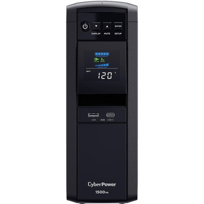 CyberPower PFC Sinewave CP1500PFCLCD - Capacity: 1500VA / 1000W CP1500PFCLCD