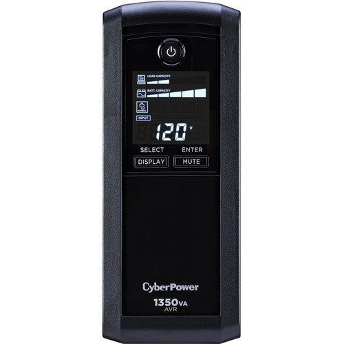 CyberPower UPS Systems CP1350AVRLCD Intelligent LCD -  Capacity: 1350 VA / 815 W CP1350AVRLCD