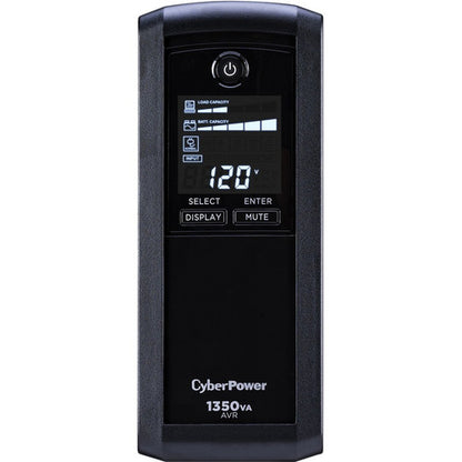 CyberPower UPS Systems CP1350AVRLCD Intelligent LCD -  Capacity: 1350 VA / 815 W CP1350AVRLCD