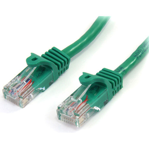 StarTech.com 15 ft Green Snagless Cat5e UTP Patch Cable 45PATCH15GN