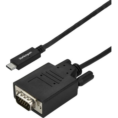 StarTech.com 10ft/3m USB C to VGA Cable - 1080p USB Type C DP Alt Mode to VGA Video Display Adapter Monitor Cable - Works w/ Thunderbolt 3 CDP2VGA3MBNL