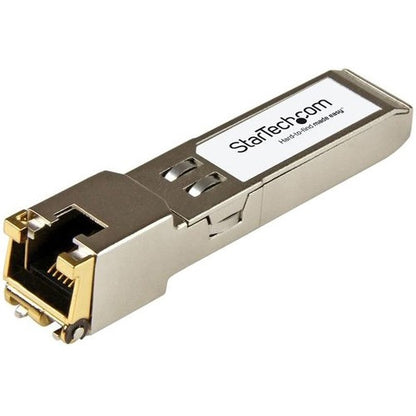 StarTech.com Brocade E1MG-TX Compatible SFP Module - 1000BASE-T - 1GE Gigabit Ethernet SFP to RJ45 Cat6/Cat5e Transceiver - 100m E1MG-TX-ST