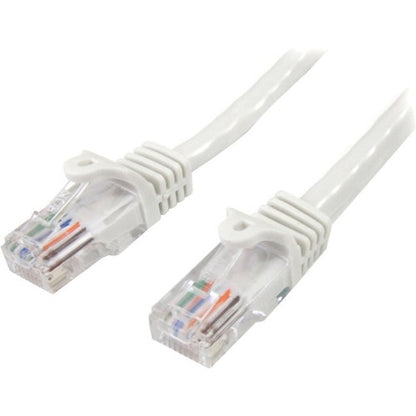 StarTech.com 7ft White Snagless Cat5e UTP Patch Cable 45PATCH7WH