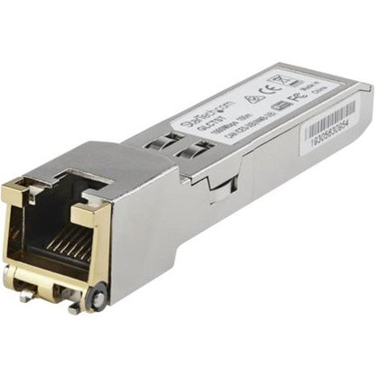 StarTech.com Dell EMC SFP-1G-T Compatible SFP Module - 1000BASE-T - 1GE Gigabit Ethernet SFP to RJ45 Cat6/Cat5e Transceiver - 100m SFP1GTEMCST