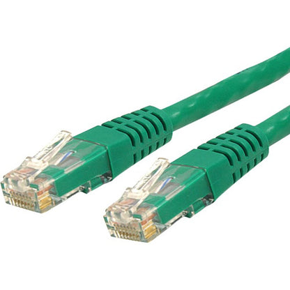 StarTech.com 50ft CAT6 Ethernet Cable - Green Molded Gigabit - 100W PoE UTP 650MHz - Category 6 Patch Cord UL Certified Wiring/TIA C6PATCH50GN